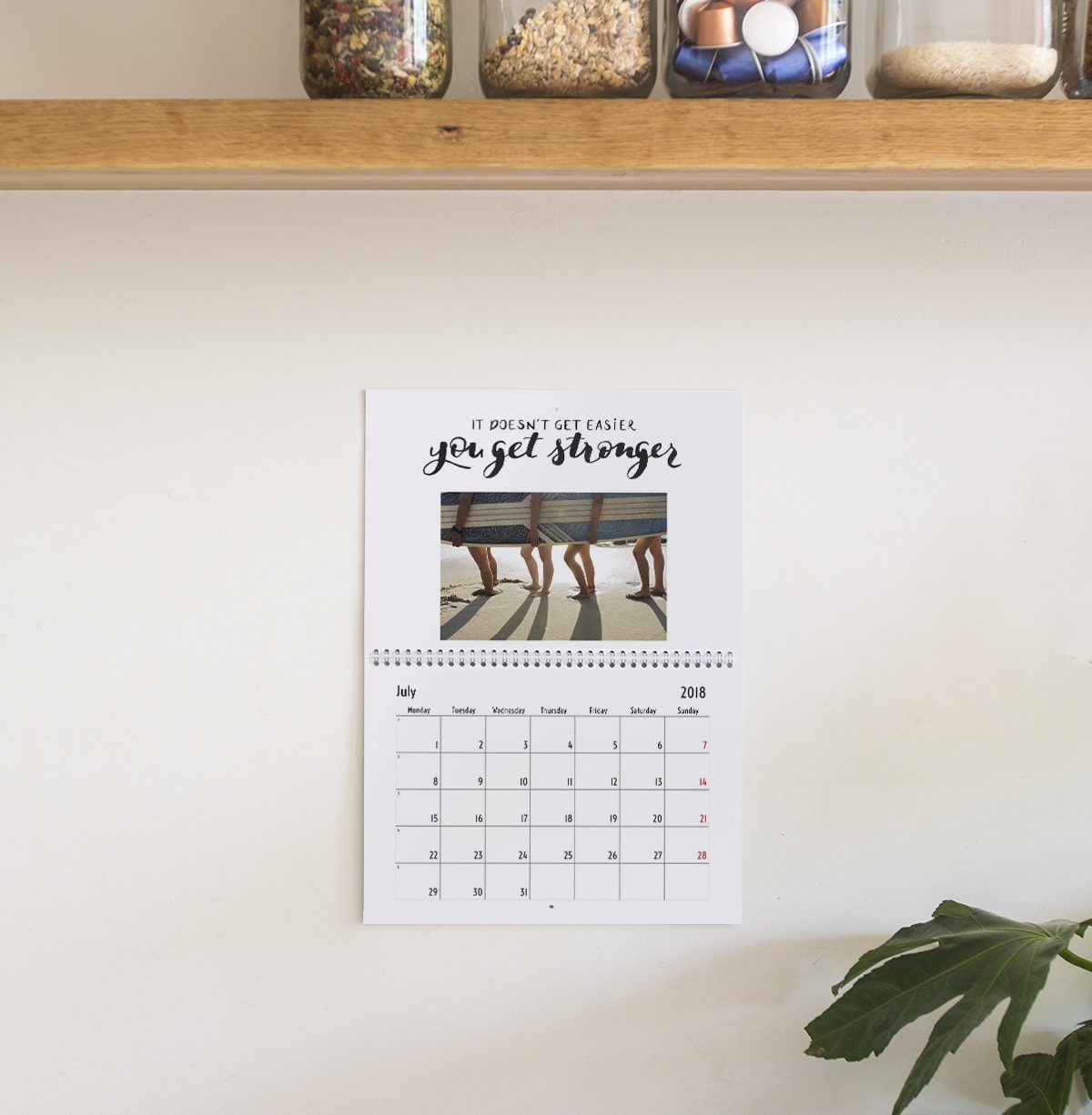 quotes photo calendar ideas