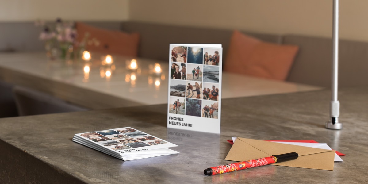 Personalisierbare Foto-Weihnachtskarte