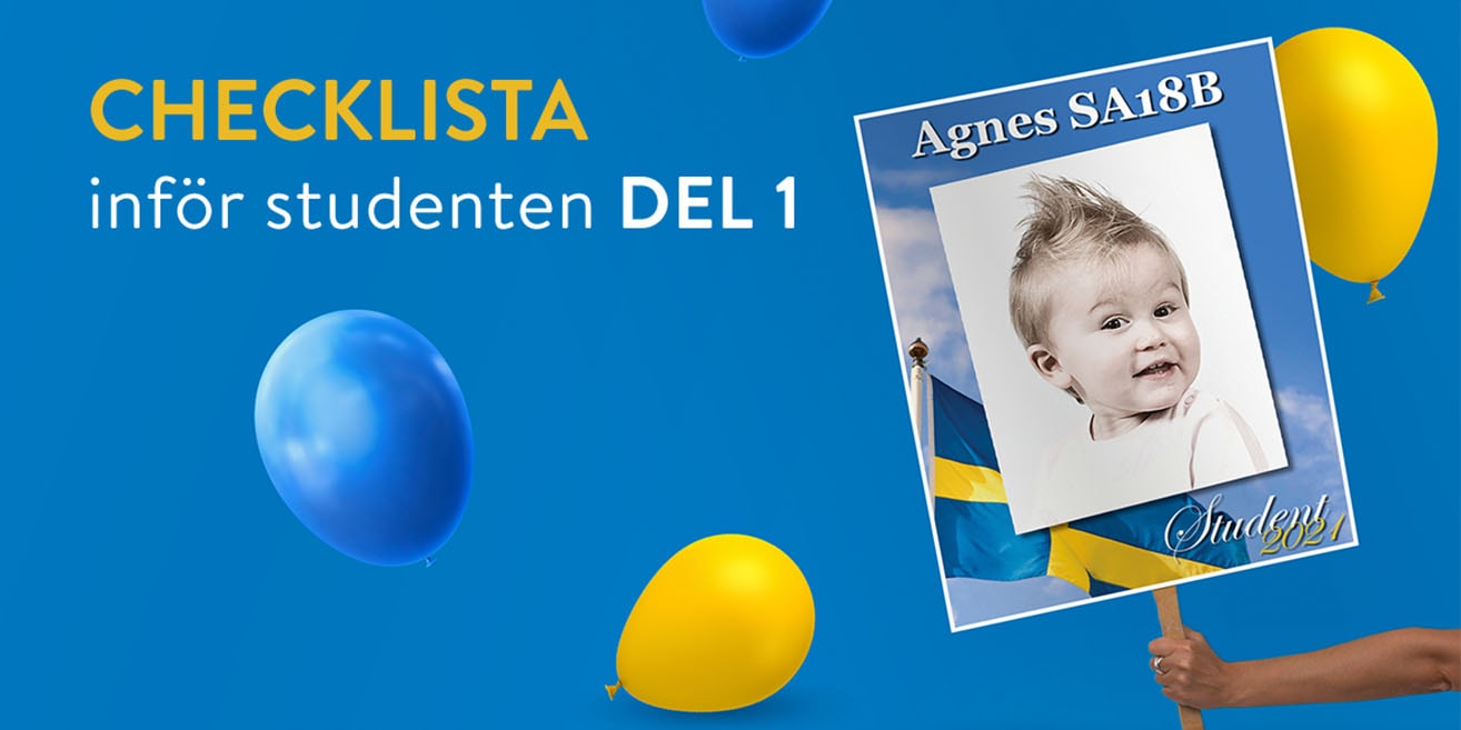 studentplakat - studentskylt 2021