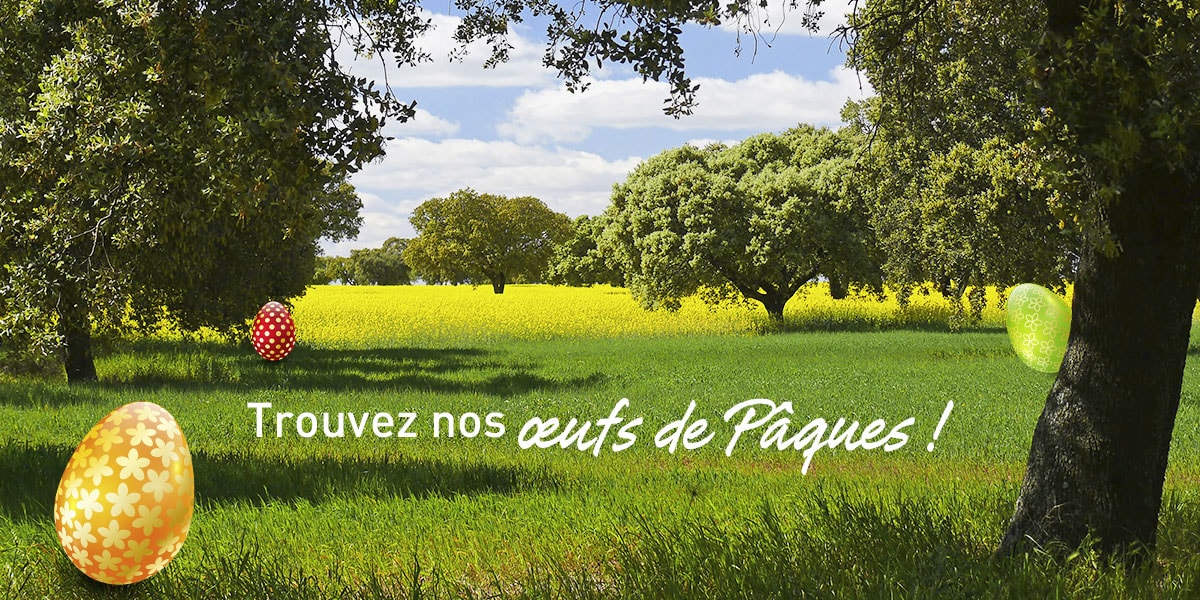 Trouvez nos œufs de Pâques
