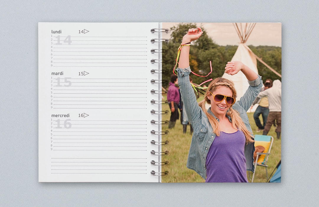Agenda personnalisé professionnel avec photo | albelli
