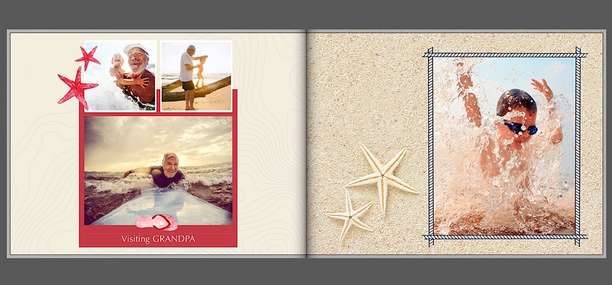 Holiday photo album text ideas