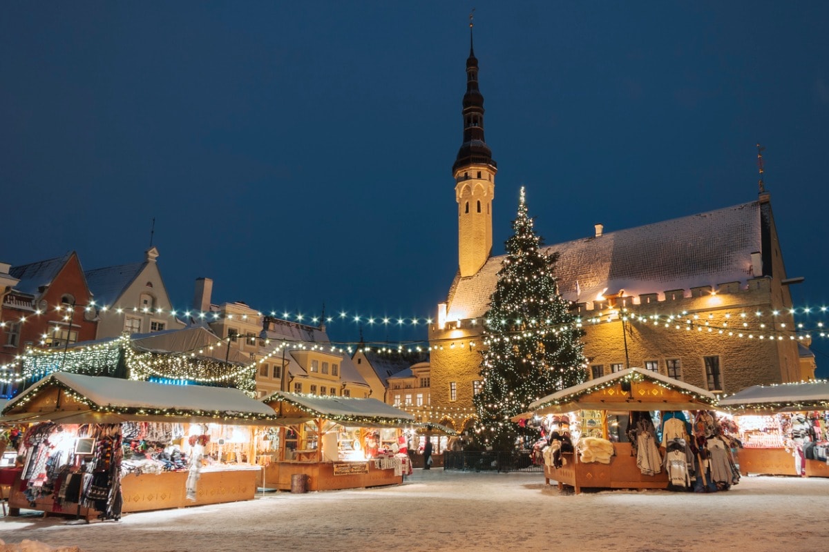European christmas market tallinn