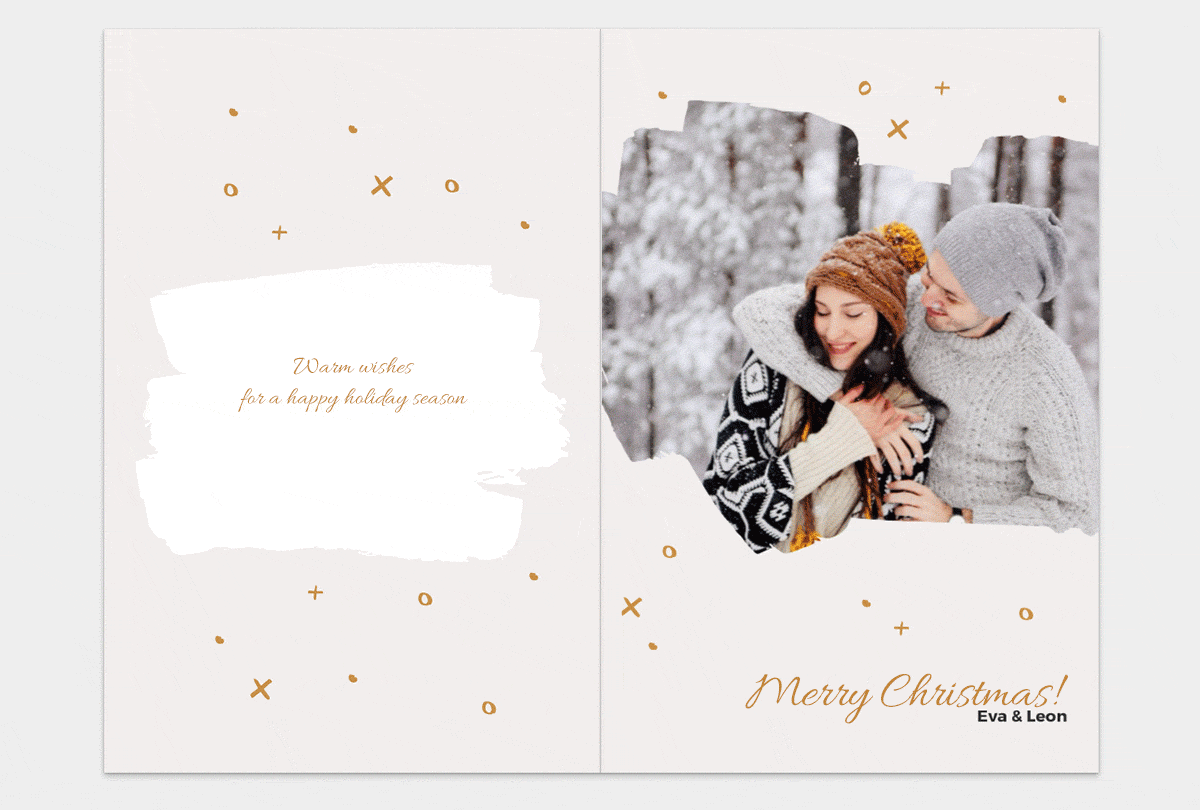 how to make a christmas card personalising it