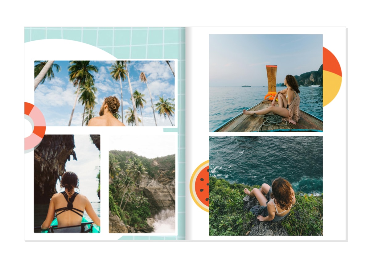 create travel photo book