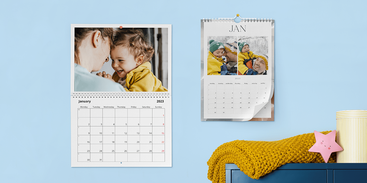 REE GIFTS Personalised One Universal Photo calendar For Gifting 12 Photos   Highlight Special Days by Inserting Photo  Text into The Date Box  for  FamilyFriends Memories 2022 Table Calendar Price