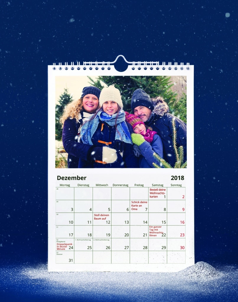 Winterfotoproduktkalender
