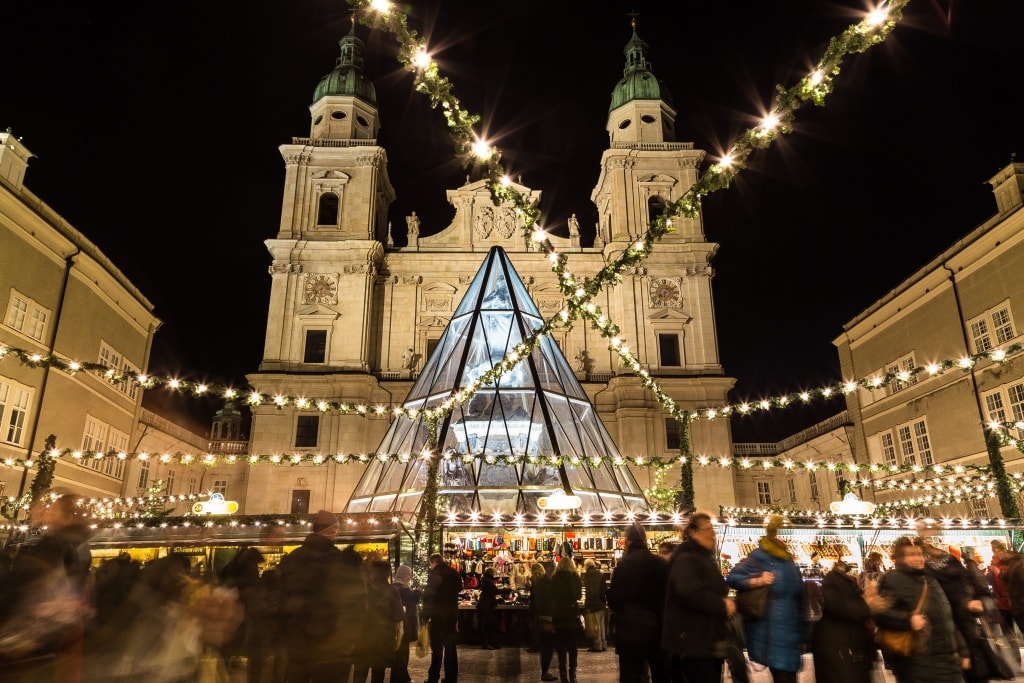 Europese kerstmarkten salzburg