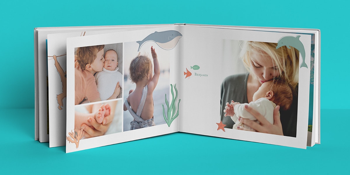 renderen Rodeo Rusteloosheid Gebruik de themaboeken van albelli om een baby fotoboek te maken
