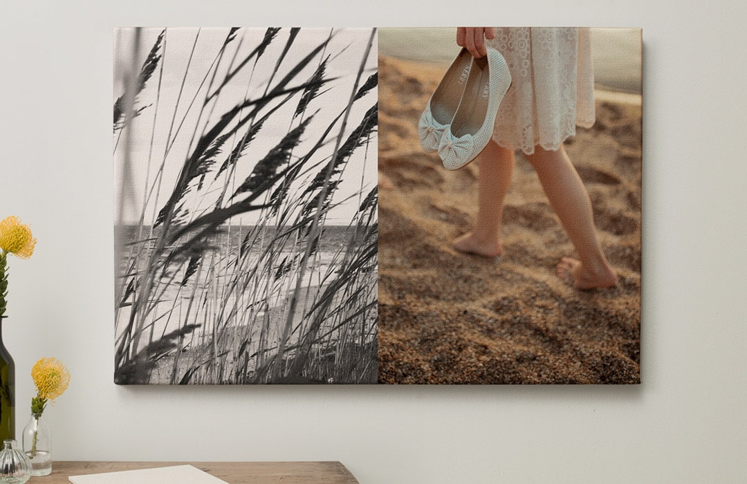 Een fotocollage maken op je wanddecoratie albelli