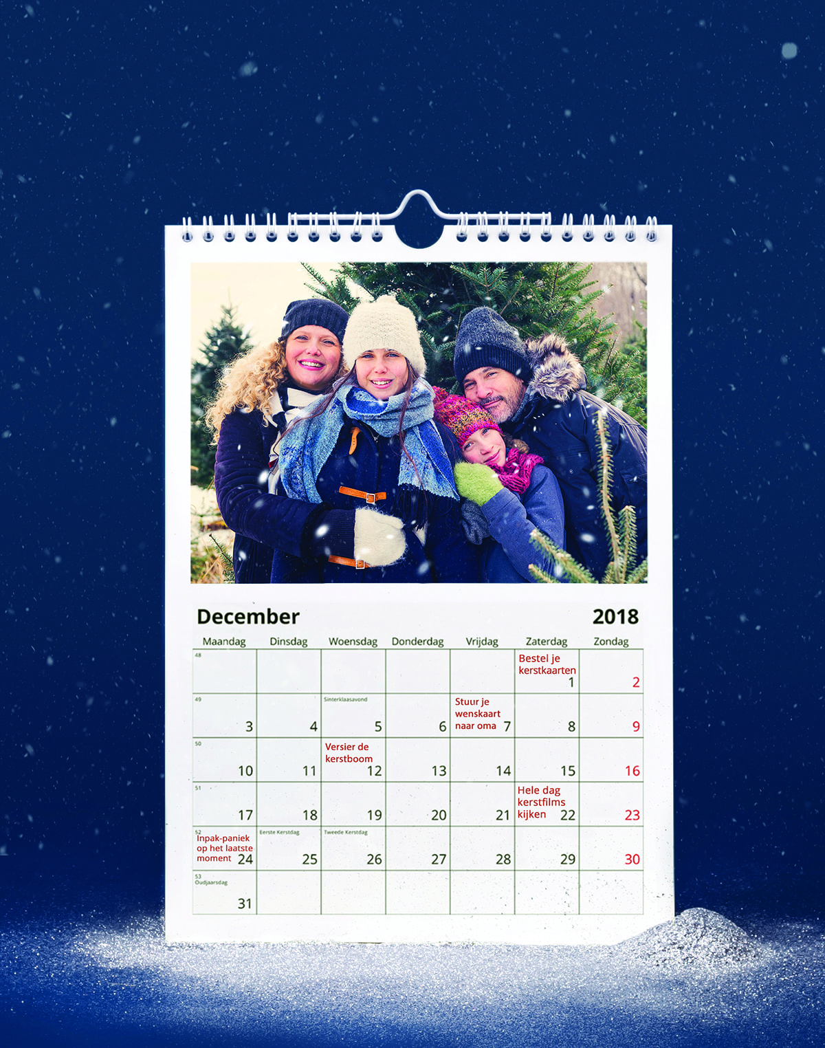 winter fotoproduct kalender