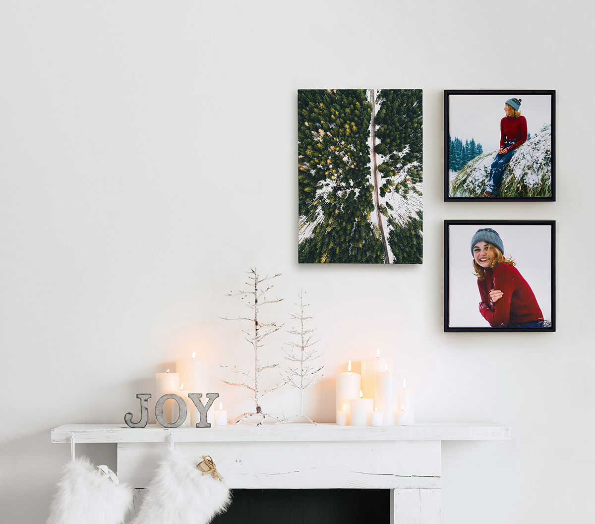 vinter foto produkt vägg dekoration