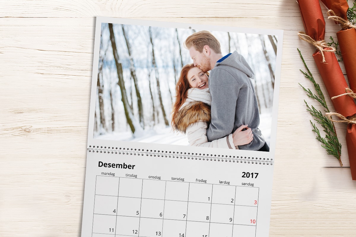 Månedskalender til kjæresten