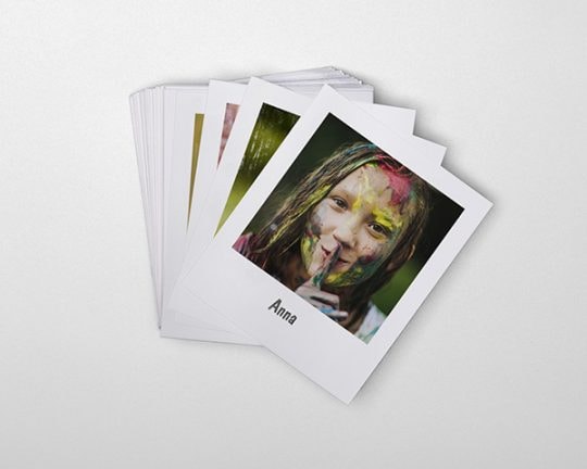 Polaroid photo prints