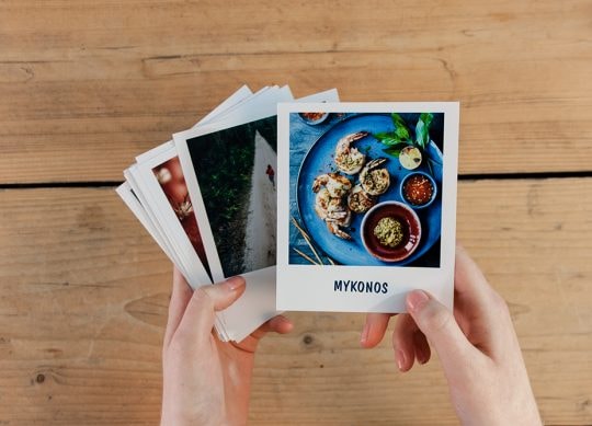 Polaroid photo prints