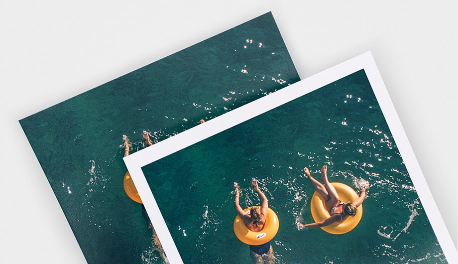 Add a white border to prints