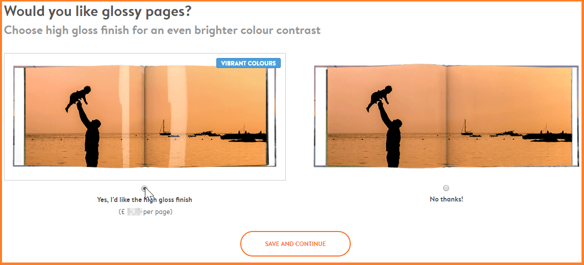 What Is Gloss Finish Bonusprint There Is An Additional Cost Per Page For The Gloss Finish And This Price Varies Depending On Size Of Your Photo Book You Can Find Overview Our
