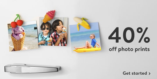 40% off photo prints