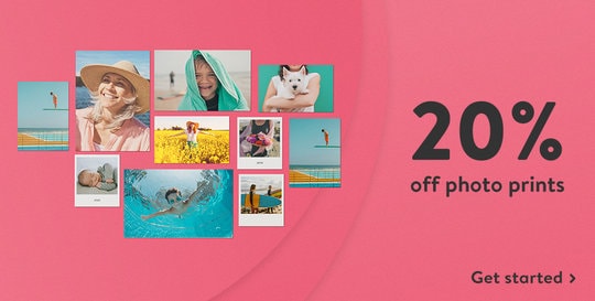 20% off photo prints