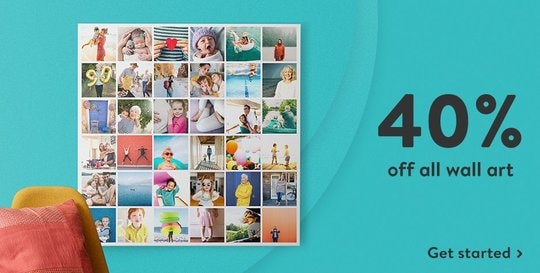 40% off wall art