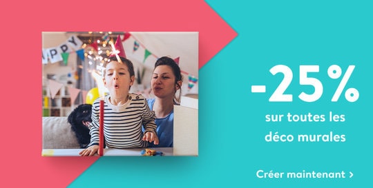 - 25% sur toutes les déco murales